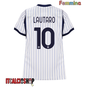 Inter Milan Lautaro Martinez #10 Seconda Maglia Femmina 2026-27 Manica Corta Inter Milan Lautaro Martinez #10 Seconda Maglia Femmina 2026-27 Manica Corta